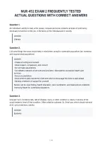 Nur 452 Exam 2 Frequently Tested&NewLine;Actual Questions With Correct Answers