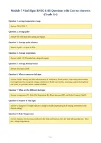 Module 7 Vital Signs RNSG 1105 Questions with Correct Answers&NewLine;&lpar;Grade A&plus;&rpar;