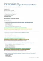 NURS 5433 FNP II Neurological Review&colon; 60 Practice Questions &lpar;PDF&rpar; &vert; 2026&ndash;2027 &vert; University of Texas at Arlington