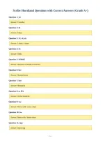 Scribe Shorthand Questions with Correct Answers &lpar;Grade A&plus;&rpar;