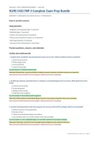 NURS 5433 FNP II Complete Study & Exam Prep Bundle &lpar;PDF&rpar; &vert; 2026&ndash;2027 &vert; University of Texas at Arlington