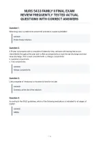 Nurs 5433 Family Ii Final Exam&NewLine;Review Frequently Tested Actual&NewLine;Questions With Correct Answers&NewLine;