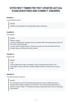 Nypd First Trimester Test Updated Actual&NewLine;Exam Questions And Correct Answers&NewLine;
