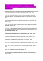 OST-247 Exam - Procedure Coding - Chapters 12 &ndash; 15 Questions and Actual Answers&period;&NewLine;&NewLine;