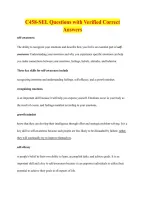 BUNDLE OF C458 QUESTIONS WITH VERIFIED COORRECT ANSWERS