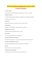 D355 Total RewardsQuestions with Verifed &NewLine;Correct Answers