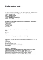 NAB practice tests 2027&sol;2028 &ndash; Complete Exam  with Verified Questions and Answers&NewLine;