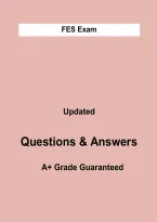 FES Exam Preparation PDF &vert; Fundamentals of Endoscopic Surgery Practice Guide &vert; Grade A&plus; &vert; 2026&sol;2027