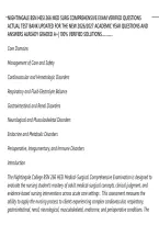 BSN HESI 266 MED SURG EXAM &ndash;QUESTIONS AND CORRECT ANSWERS &lpar;VERIFIED ANSWERS&rpar; PLUS RATIONALES 2026 Q&A &vert; INSTANT DOWNLOAD PDF&period;