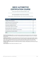 OMVIC AUTOMOTIVE CERTIFICATION COURSE FINAL EXAM PRACTICE QUESTION BANK - 2026 200 Original Multiple-Choice Practice Questions Correct Answers&comma; Detailed Rationales&comma; Quick Answer Key and Scoring Guide