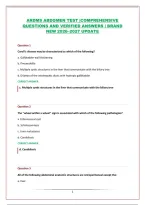 Ardms Abdomen Test &vert;Comprehensive &NewLine;Questions And Verified Answers &vert; Brand &NewLine;New 2026&ndash;2027 Update