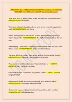 CNA Practice Test EXAM &lpar;2026&rpar; UPDATE Verified Questions And Answers &vert; &NewLine;With 100&percnt; Correct Answers Graded A&plus; Guaranteed Success&excl;&excl;