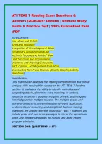 ATI TEAS 7 Test Bank SCREENSHOTS 2026 &vert; Complete 4 Versions &vert; Reading&comma; Math&comma; Science&comma; English & Language Usage &vert; Exam Questions with Correct Answers &vert; Ultimate Study Guide & Practice Exam &vert; All Versions Covered &lpar;Latest Update&rpar;