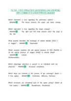 Nu 545 - Unit 5 Practice Questions And Answers&NewLine;100&percnt; Correct &vert; Latest Update 2026&sol;2027