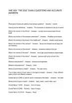 Vme 3001 The Dog Exam 2 Questions And Accurate Answers