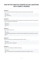 Ossf Dr Test Practice Updated Actual Questions&NewLine;With Correct Answers