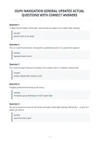 Oupv Navigation General Updated Actual&NewLine;Questions With Correct Answers&NewLine;