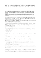 Mcb 462 Exam 2 Questions And Accurate Answers