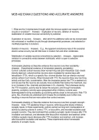 Mcb 462 Exam 2 Questions And Accurate Answers&NewLine;