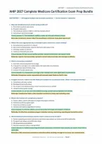 AHIP 2027 Complete Medicare Certification Exam Prep Bundle&colon; 160 Questions &lpar;PDF&rpar; &vert; America's Health Insurance Plans