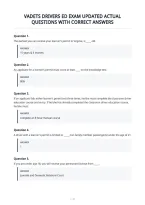 Vadets Drivers Ed Exam Updated Actual&NewLine;Questions With Correct Answers&NewLine;