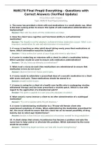 NUR170 Final PrepU Everything - Questions with&NewLine;Correct Answers &lpar;Verified Update&rpar;