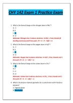 CHY 142 Exam 1 Practice Exam 