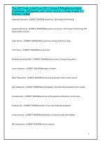 Wgu D027 Exam Actual Exam 2024 &vert; Advanced Pathopharmacological Foundations &vert; All Questions And Correct Answers &vert; Already Graded A&plus; &vert; Professor Verified&NewLine;