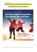 Test Bank for Edelman and Kudzma&rsquo;s Canadian Health Promotion Throughout the Life Span 1st Edition Dames Chapter 1 - 25 