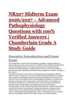 NR 507 Midterm Exam 2026&sol;2027 &vert; Practice Questions&comma; Answers & Exam Review