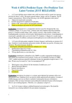 APEA Predictor Exam &ndash; Pre-Predictor Exam with Accurate Questions & Answers &lpar;Verified Answers&rpar; and Detailed Explanation &vert; Already Graded A&plus; &vert; Latest &lpar;2026&sol;2027&rpar; Updated Version &lbrace;JUST RELEASED&rcub;