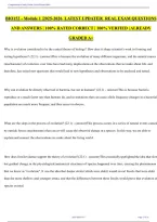 BIO 152 Module 1 &ndash; Biology Study Guide and Practice Questions with Answers