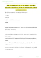 BSNC 1020 Module 1 &ndash; Nursing Study Guide and Practice Questions with Answers