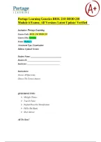 Portage Learning Genetics BIOL 210&sol;BIOD 210 Module 6 Exams All Versions &vert; Latest Update 2026&sol;2027