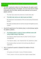 Peds Final Exam 150&plus; Q&A Bank 2026&sol;2027 &vert; Exam Success Guide &vert; Graded A&plus; &vert; Pediatric Nursing&comma; Growth & Development&comma; Childhood Illnesses & Medications