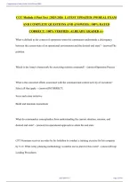 CCC Module 4 Post-Test &ndash; Practice Questions and Answers Study Guide