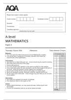 AQA A-level Mathematics June 2026 Papers 1-3 Bundle &lpar;7357&rpar; &ndash; Question Papers &plus; Mark Schemes
