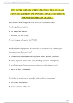 EMT Exam 2 2026&sol;2027 &vert; Practice Questions&comma; Answers & Certification Exam Review