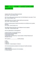 Hmgt 3311 Exam 1 Questions And Answers