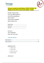 Portage Learning Essential Biology I BIOD 101&sol;BIOL 101 Module 2 Exam All Versions &vert; Latest Update 2026&sol;2027