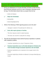 FIRE 2271 EMT Exam 5 &lpar;Chapters 20-24&rpar; Practice Questions 2026&sol;2027 &vert; Questions & Verified Answers &vert; Latest Update &vert; Graded A&plus; &vert; Emergency Medical Technician Exam Prep