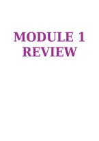 MDC II Module 1 Textbook Review &ndash; Study Guide and Answers
