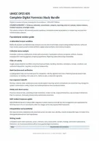 DFCS 605 Complete Digital Forensics Study Bundle&colon; 140 Questions &lpar;PDF&rpar; &vert; 2026&ndash;2027 &vert; University of Maryland Global Campus