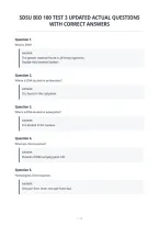 Sdsu Bio 100 Test 3 Updated Actual Questions&NewLine;With Correct Answers