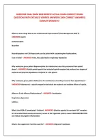 Nurs5334 Final Exam 2026 Newest Actual Exam Complete Exam &NewLine;Questions With Detailed Verified Answers &lpar;100&percnt; Correct Answers&rpar; &NewLine;Already Graded A&plus;
