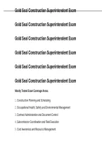 Gold Seal Construction Superintendent Exam&comma; QUESTIONS AND CORRECT ANSWERS WITH DETAILED RATIONALES&period;pdf&NewLine;&NewLine;