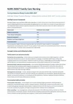 NURS 26367 Family Care Nursing Comprehensive Study Guide &lpar;PDF&rpar; &vert; 2026&ndash;2027 &vert; Sheridan College