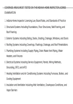 Indiana Home Inspector License Examination QUESTIONS AND CORRECT ANSWERS WITH DETAILED RATIONALES&period;pdf&NewLine;&NewLine;