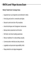 Irata Level 1 Rope Access Exam Questions And Correct Answers With Detailed Rationales&period;pdf&NewLine;&NewLine;