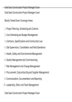 Gold Seal Construction Project Manager Exam QUESTIONS AND CORRECT ANSWERS WITH DETAILED RATIONALES&period;pdf&NewLine;&NewLine;